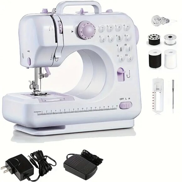 Beginner Mini Sewing Machine New In Box PURPLE - Picture 1 of 7